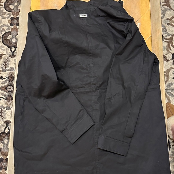 Hunter Women’s Water Resistant Cotton Smock Jacket Black Size XL NWT - Picture 13 of 14